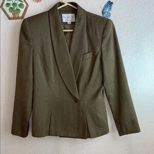 Olive Green Women's Blazer
